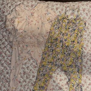 Floral Baby Outfit Set